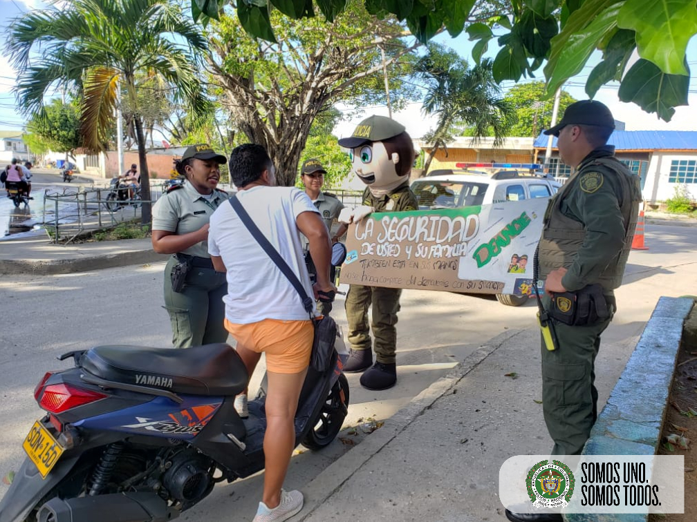 Desplegamos acciones pedagógicas para evitar la ocurrencia de delitos en la isla