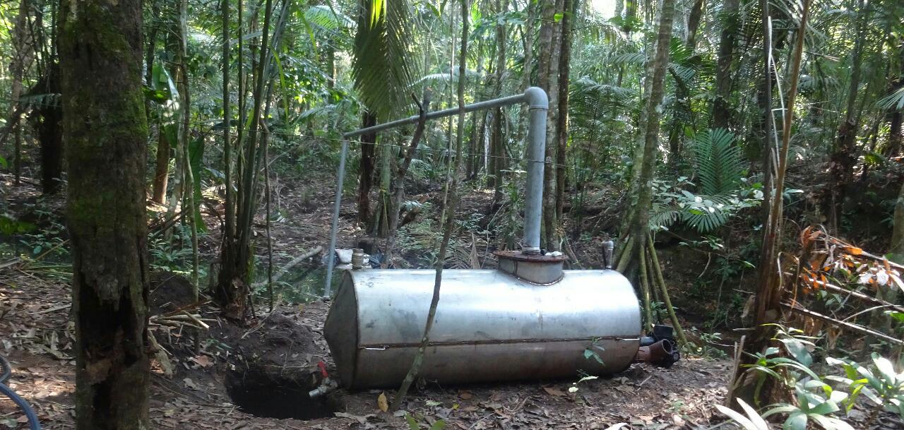 Destruido-gigantesco-laboratorio-para-la-producción-de-clorhidrato-de-cocaína-en-el-departamento-del-Meta