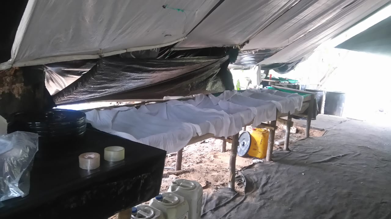 Destruidos-10-laboratorios-para-el-procesamiento-de-clorhidrato-de-cocaína.