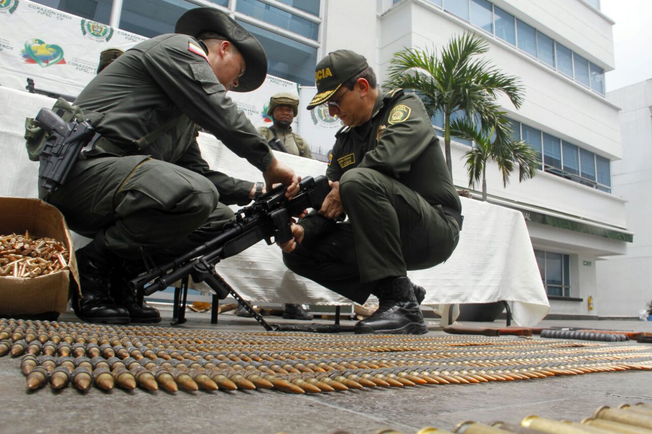 Munición de alto poder incautada