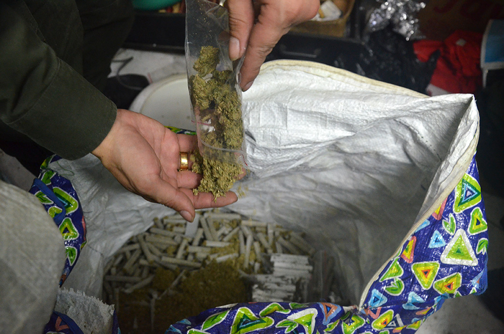 Incautados estupefacientes en viviendas ubicadas en el sector de la avenida de Greiff.