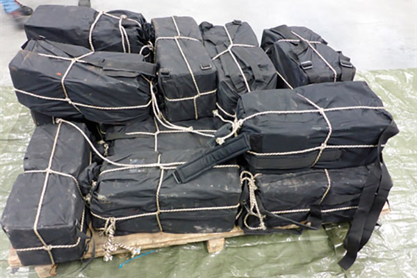 Operaciones en América y Europa dejan la incautación de casi cinco toneladas de cocaína