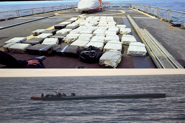 En aguas internacionales incautamos más de dos toneladas de cocaína