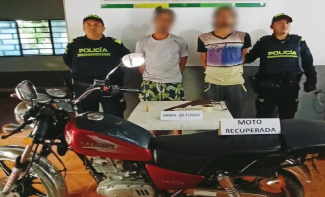 Dos capturados por receptación y porte ilegal