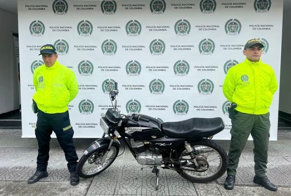 Motocicletas recuperadas en Manizales
