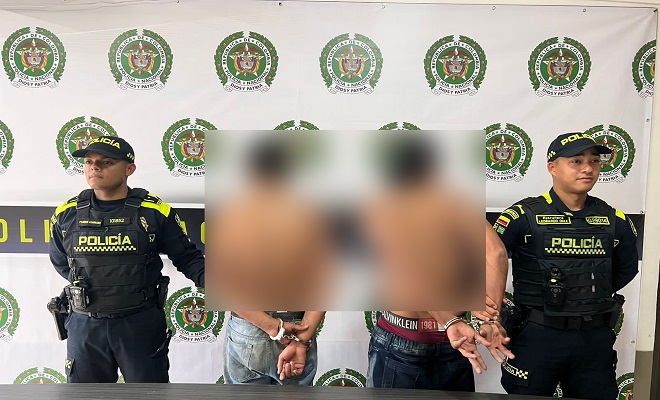 Dos capturados en Manrique por intento de homicidio