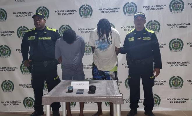 Dos capturados en playas de Bocagrande de Cartagena