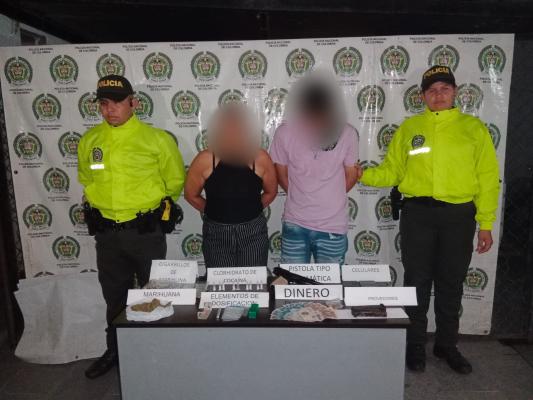 Dos personas fueron capturadas por la Policía en medio de operativo contra el microtráfico en Granada, Meta 