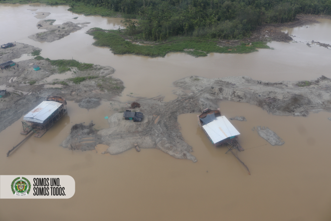 Con la Operación Aurun se inaugura el Grupo Operativo Interinstitucional contra la Minería Ilegal. 