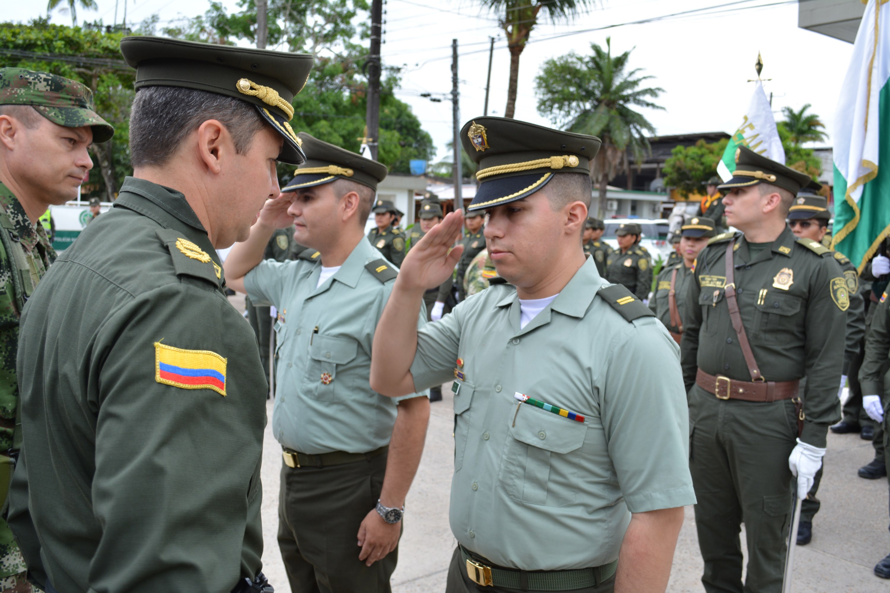 La ceremonia se llevó a cabo en las instalaciones del Comando de Policía.