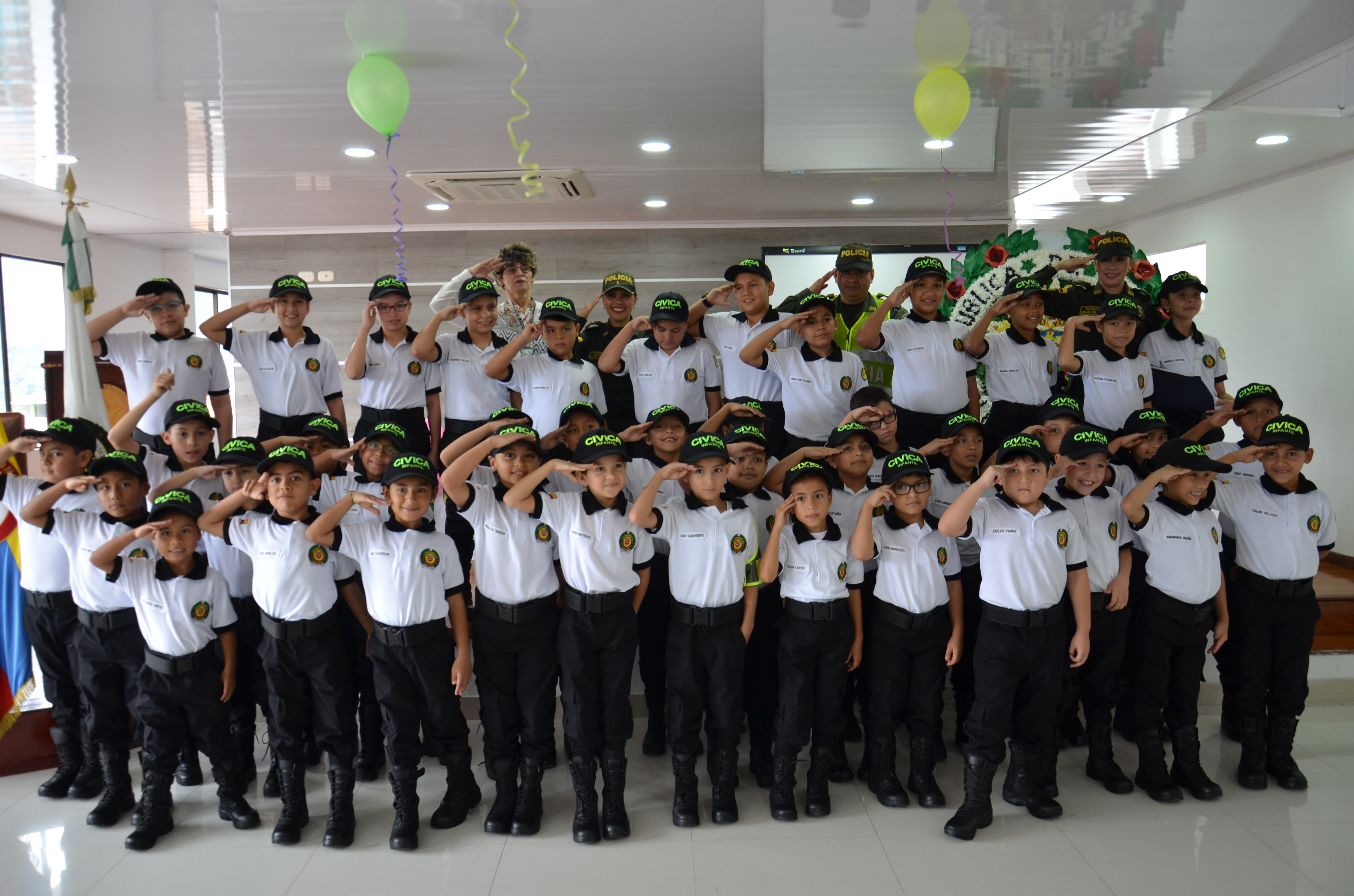 20 Patrulleritos cívicos juveniles inician su trabajo comunitario y educativo en Mocoa 