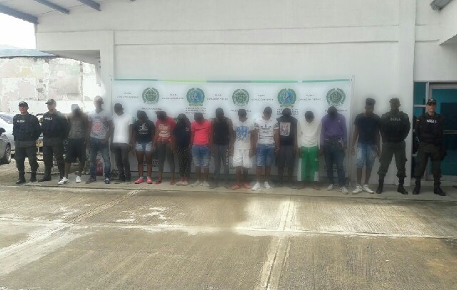 Entre los capturados se encuentran tres mujeres