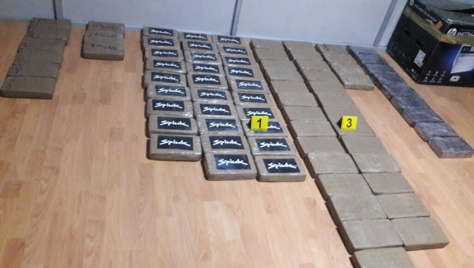 En operaciones trasnacionales incautadas más de tres toneladas de cocaína