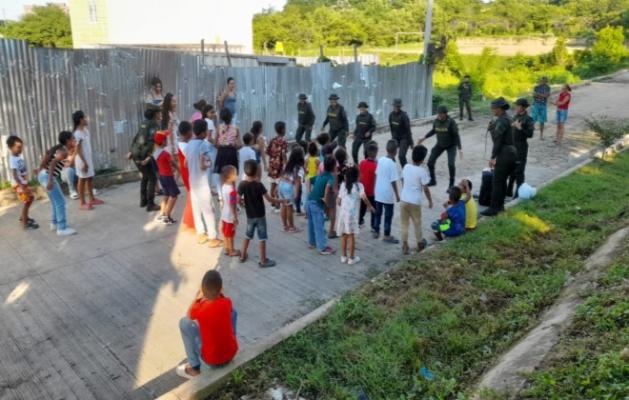 Intervención en zona rural de Altos del Rosario 