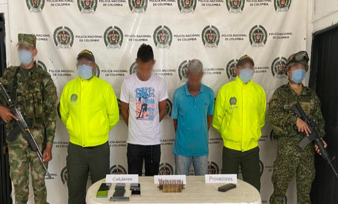 Capturados con estupefacientes 