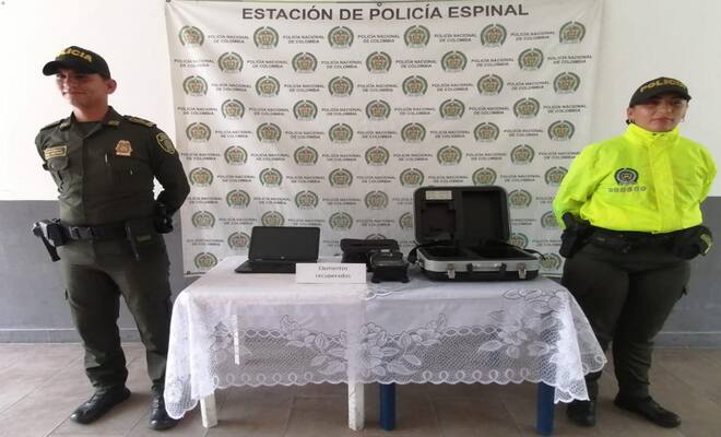 Labores investigativas permitieron la recuperación de elementos de gran valor 