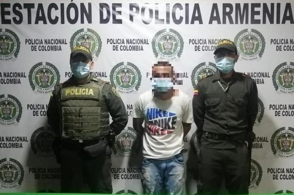 una persona capturada-elementos incautados