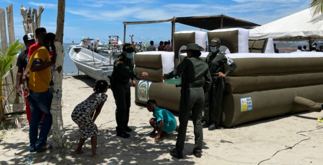 El grupo de infancia y adolescencia y bienestar familiar, ponen en marcha actividades de recreación y esparcimientos para niños y niñas de población migrante