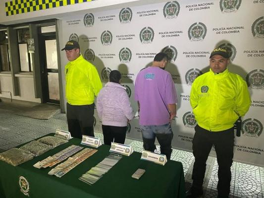 En una diligencia de registro y allanamiento fueron capturados