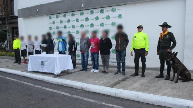 Capturados por concierto para delinquir y tráfico, fabricación o porte de estupefacientes