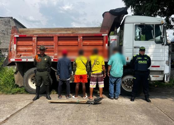 Capturadas cuatro personas por explotación ilegal del medio ambiente en Guarinocito