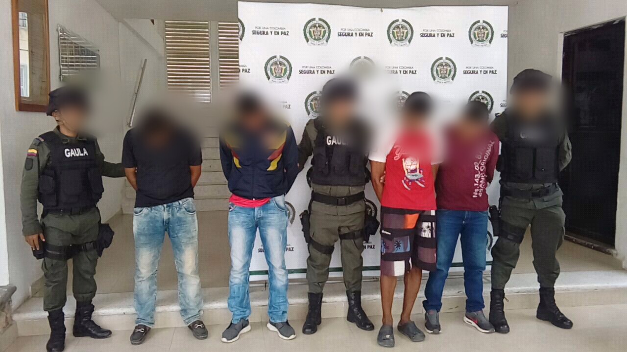 Capturados por Extorsion