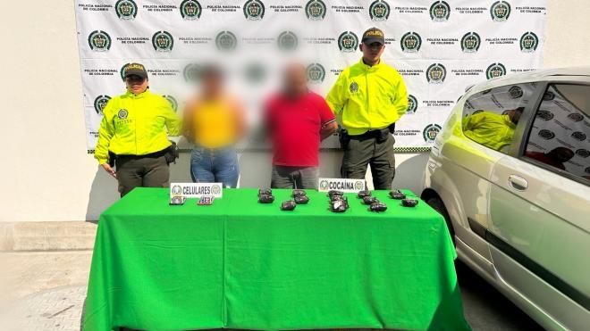 Pareja fue capturada en flagrancia por tráfico de estupefacientes en el municipio de Palmira