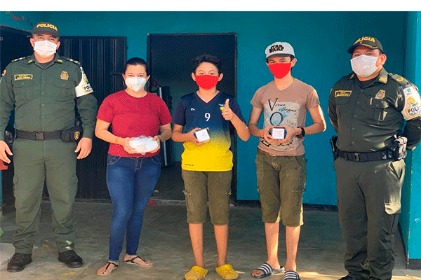 Acción humanitaria POLFA Riohacha