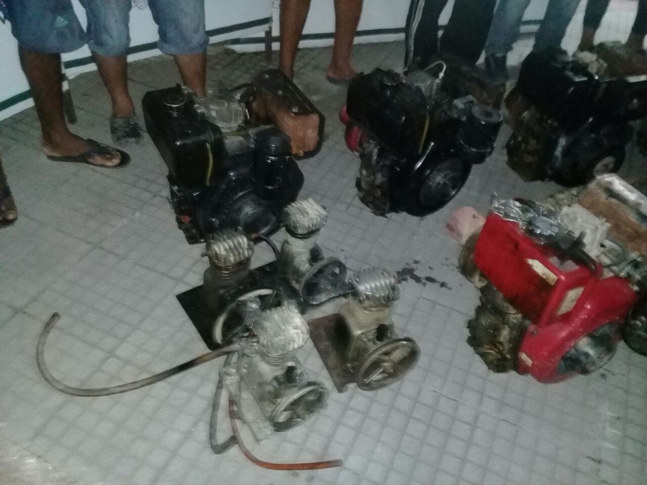 Capturados por explotación ilícita de yacimiento minero y otros minerales