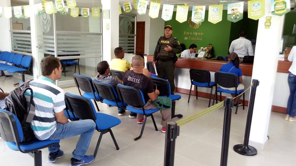 Se brindaron recomendaciones de seguridad en entidades bancarias, crediticias y financieras