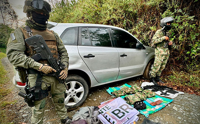 La Policía Nacional frustró hurto de tractocamión con millonaria carga