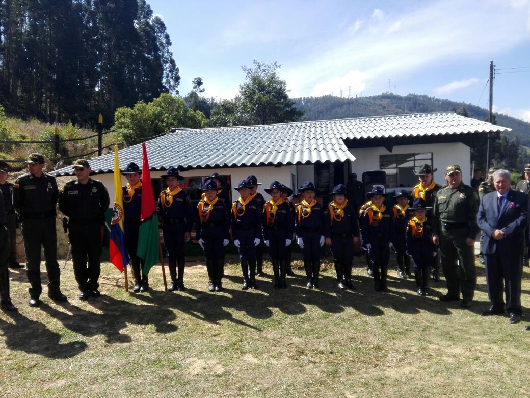Instalaciones del fuerte de carabineros en Paipa 