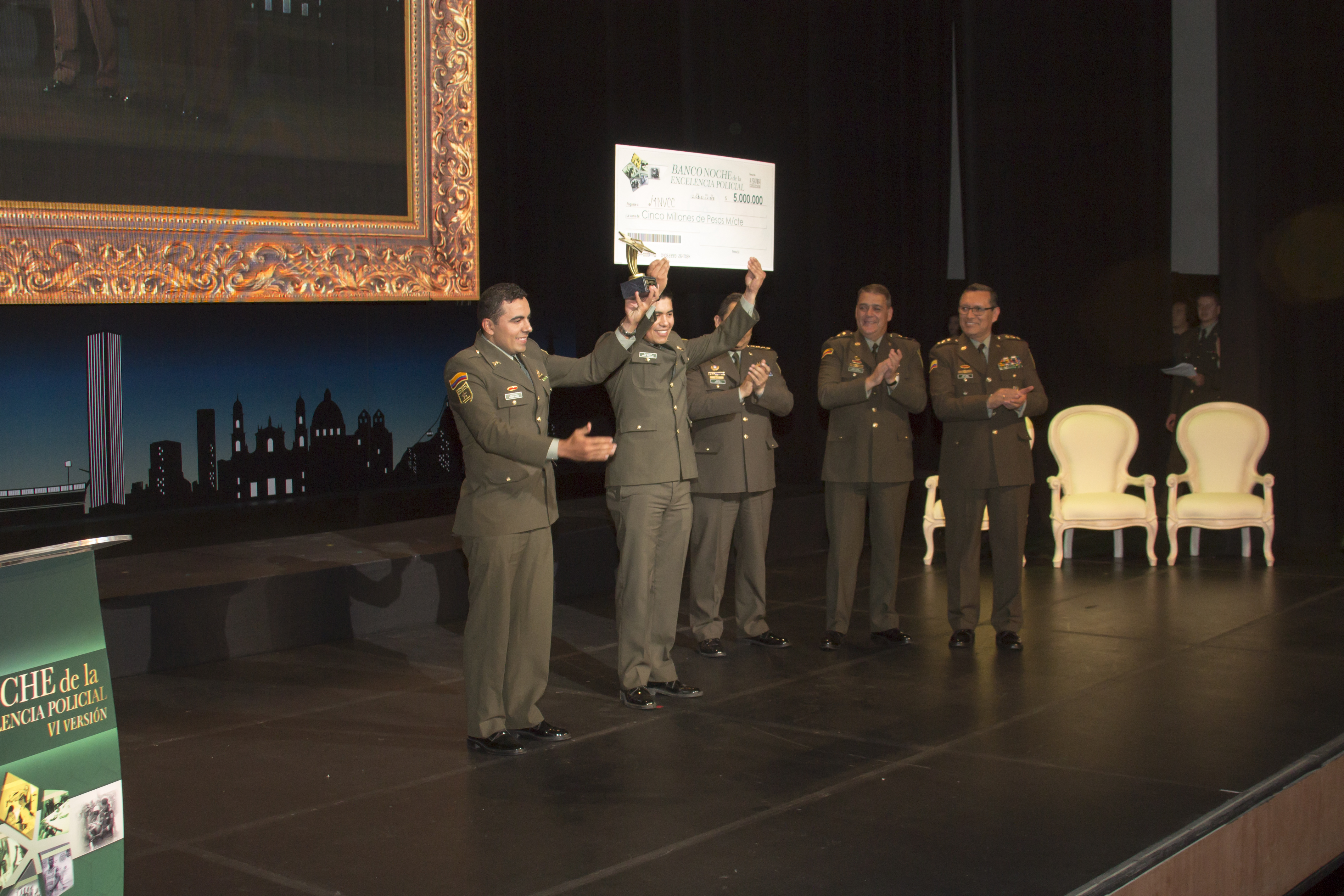  Ganadores mejor cuadrante 2016 Noche de la Excelencia Policial 
