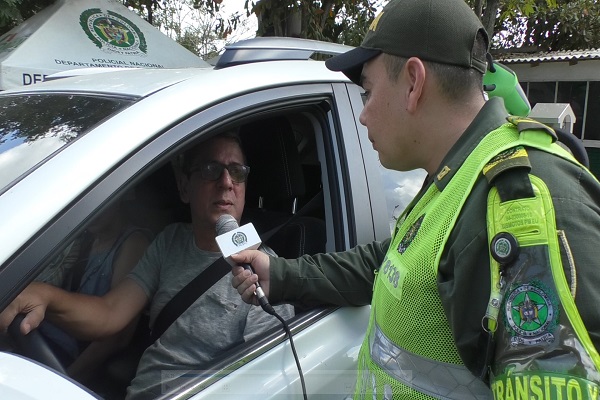 Se dispuso de siete puntos de información y acompañamiento en los diferentes ejes viales del departamento. 