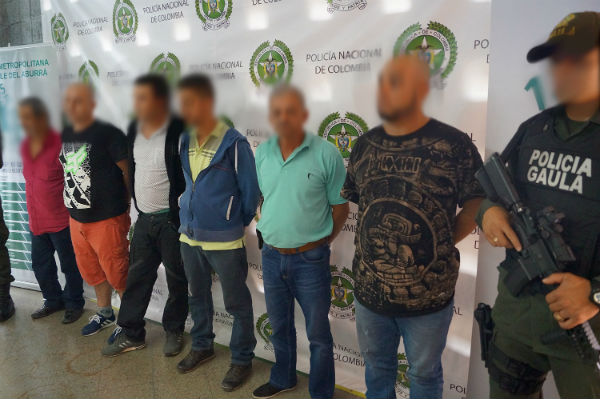Capturamos 6 integrantes del grupo delincuencial “los del acopio” quienes extorsionaban a 1.300 taxistas