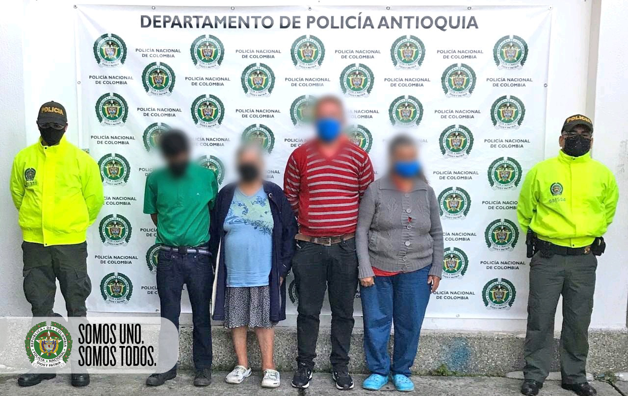 en coordinación con la Fiscalía General de la Nación en las últimas horas dio un golpe contra el homicidio