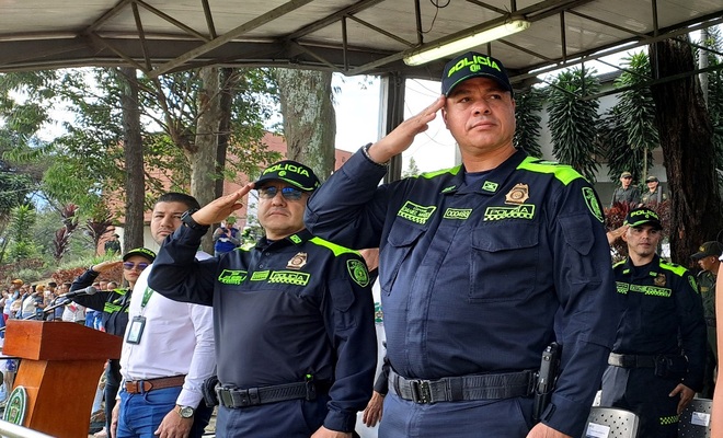 Comandante de departamento de Policía Antioquia 
