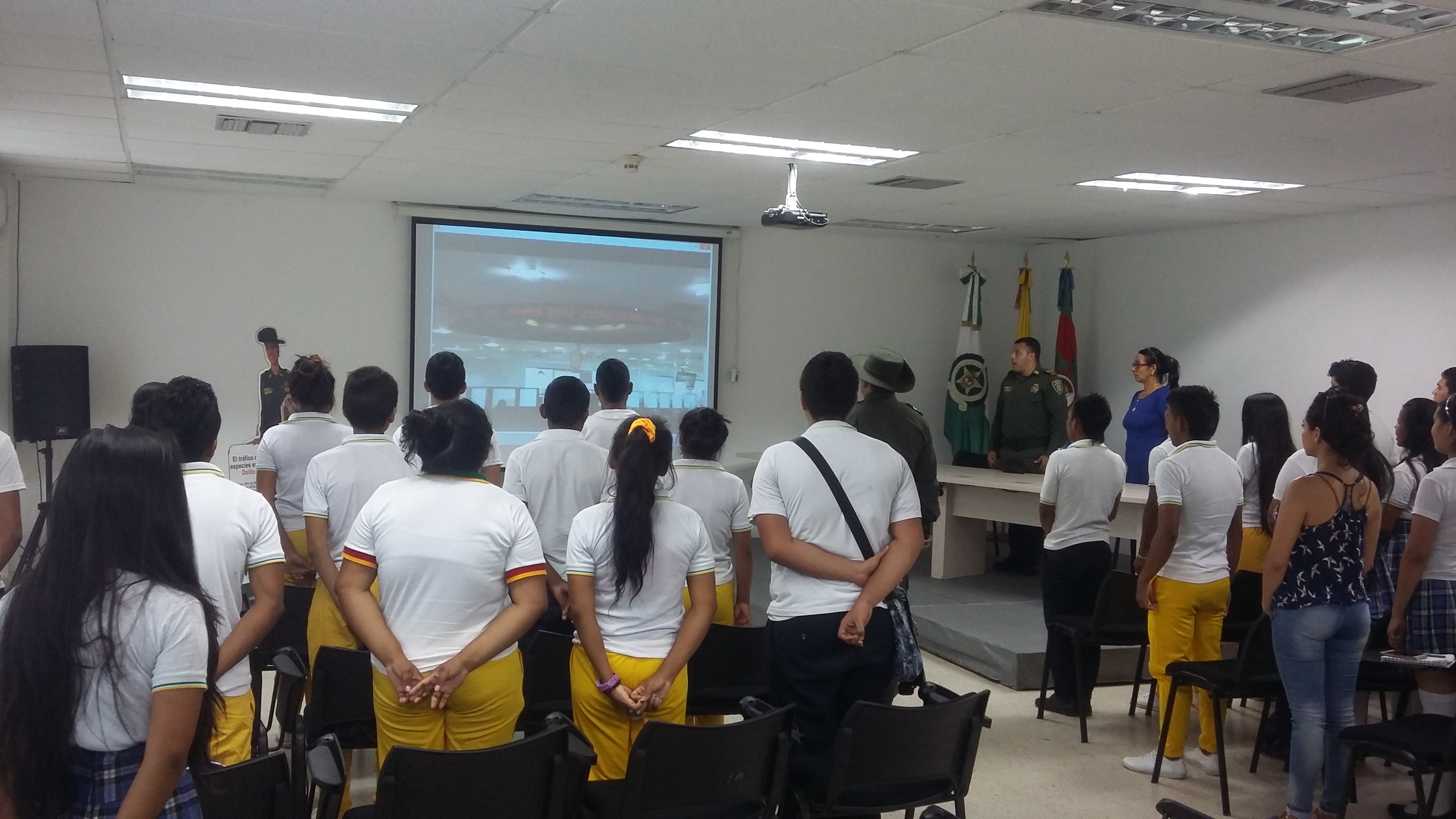 lanzamiento del grupo  amigos de la naturaleza en Inírida 
