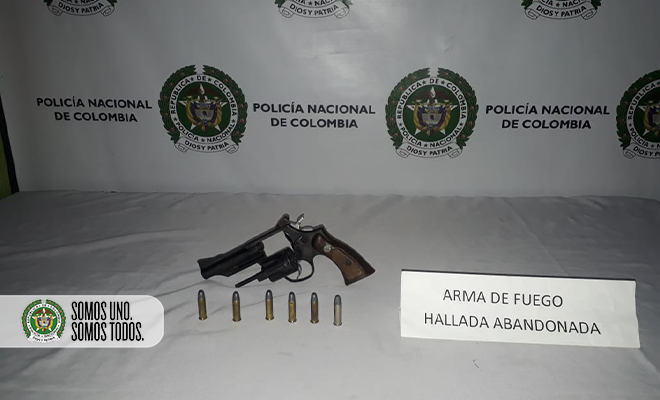 hallazgo arma de fogueo en copacabana