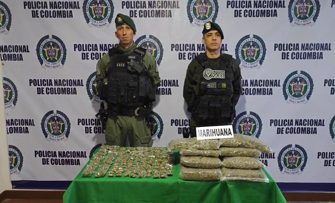 El estupefaciente fue dejado a disposición de la autoridad competente