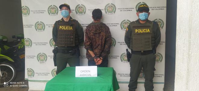 Una persona capturada