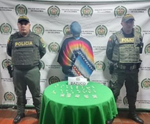 Capturado con 'bazuco'