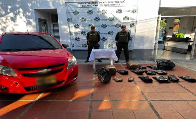 Después de un plan candado, en zona rural de Rovira, Policía Tolima incauto nuevo cargamento de estupefacientes