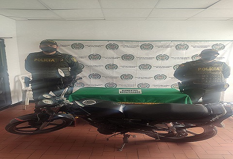 La Policía recupera motocicleta