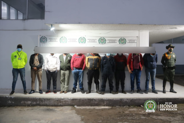 Nueve capturados por deforestación en la Sabana de Bogotá