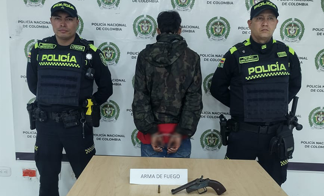 Portaba un arma de fuego ilegal en el barrio Nuevo Plan de la capital risaraldense