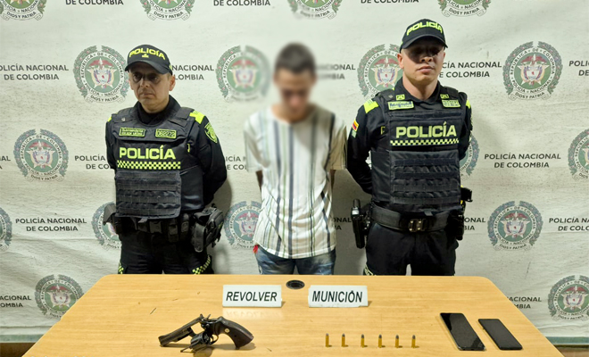 En el barrio la Guamera es capturado un presunto actor criminal