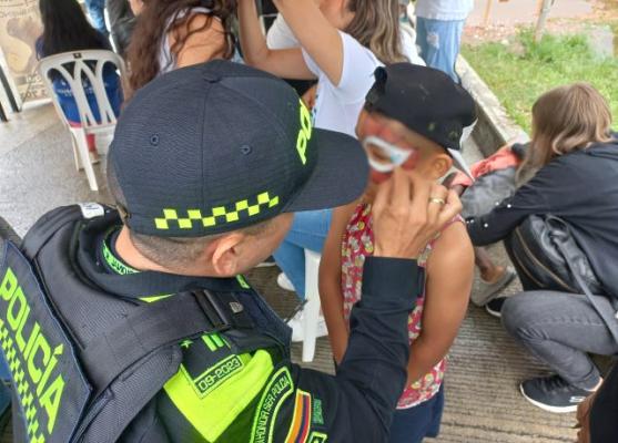 Siempre acompañamos a los niños en las diferentes comunidades