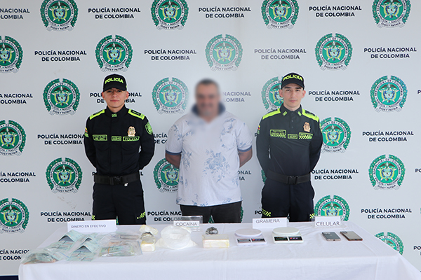 Sería un presunto actor criminal dedicado a la venta de sustancias estupefacientes