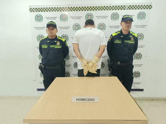 Capturado en flagrancia por el delito de homicidio con arma de fuego en la capital risaraldense